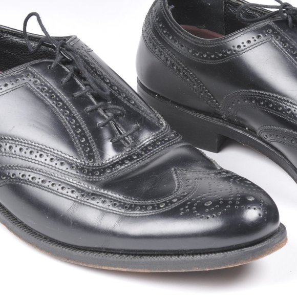 Mens Florsheim Lexington Wing Tip  Oxford Shoe Size 9 1/2 EEE {EX+} - Picture 7 of 8